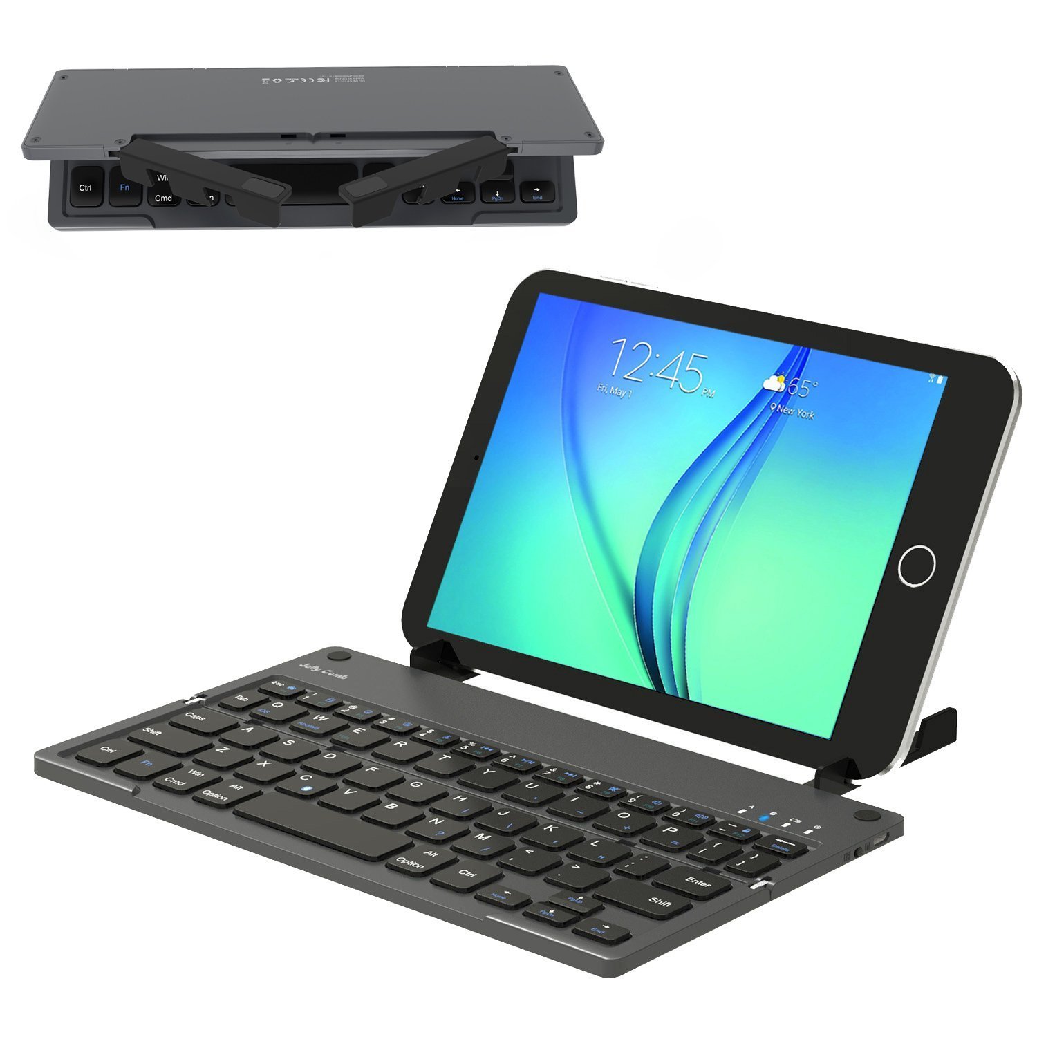 Jelly Comb Keyboard B028. Складная клавиатура с подставкой для девайсов